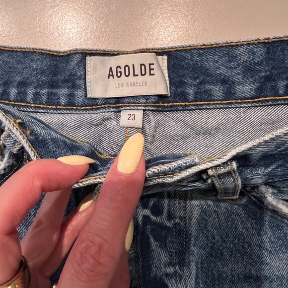 AGOLDE Parker Short in Dark Swapmeet Size 23 - Picture 4 of 4